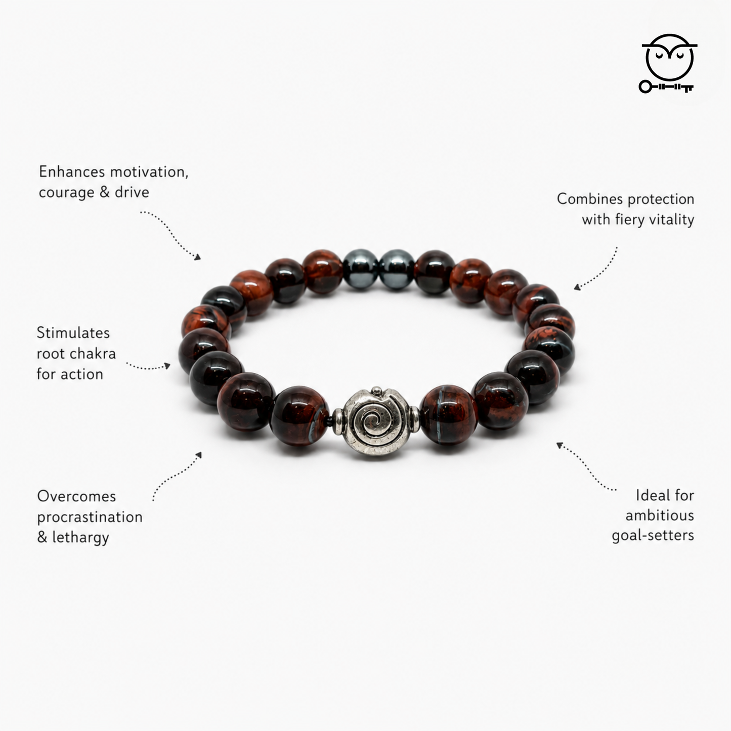Career Growth, Money & Fame bracelet - Red Tigers Eye Online Store of Sheelaa M Bajaj