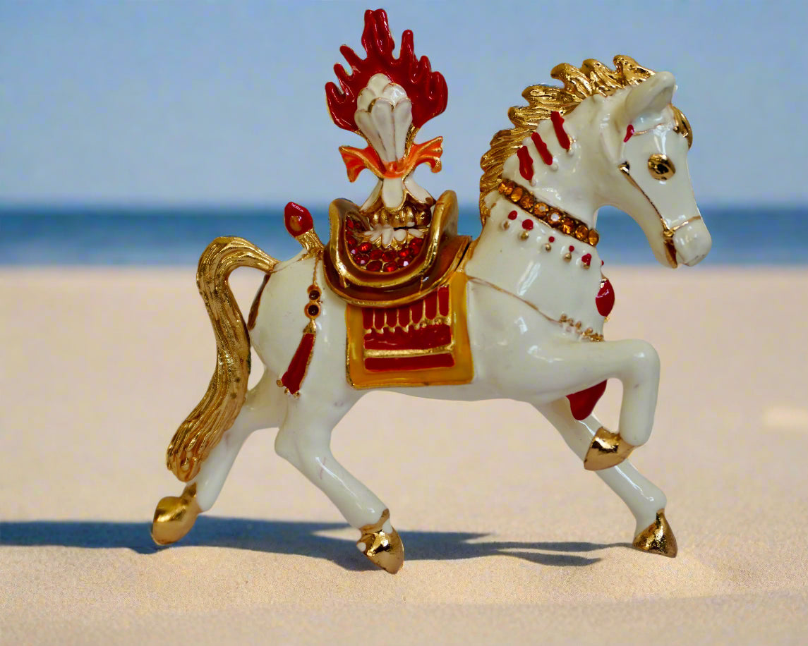 White Victory Horse