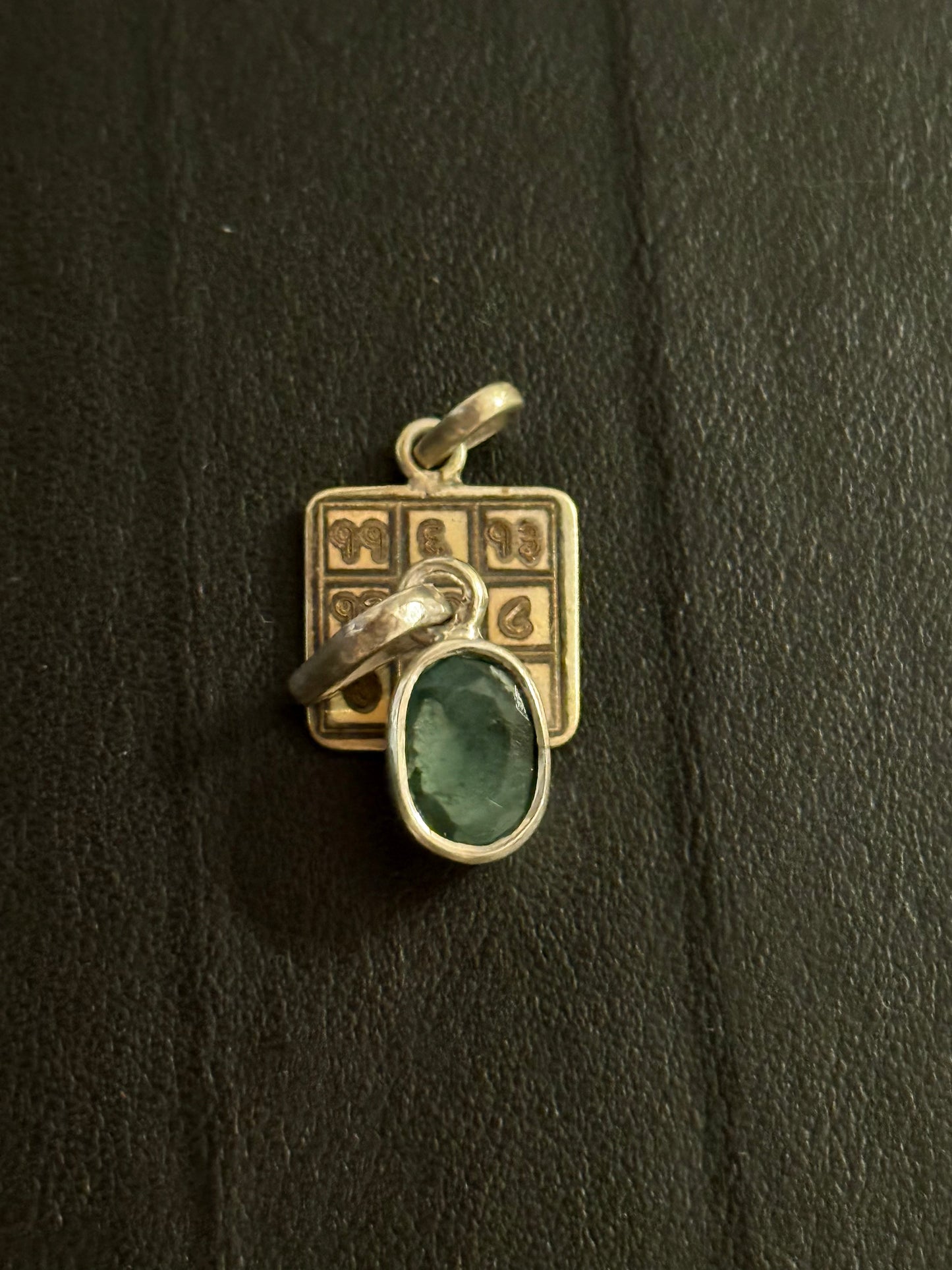 Venus Graha Pendant with Stone shop.sheelaa.com by Sheelaa M Bajaj