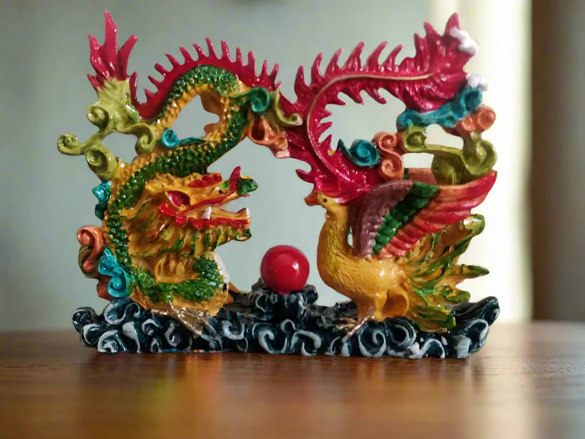 Sheela M Bajaj's Rising Phoenix Dragon Pair