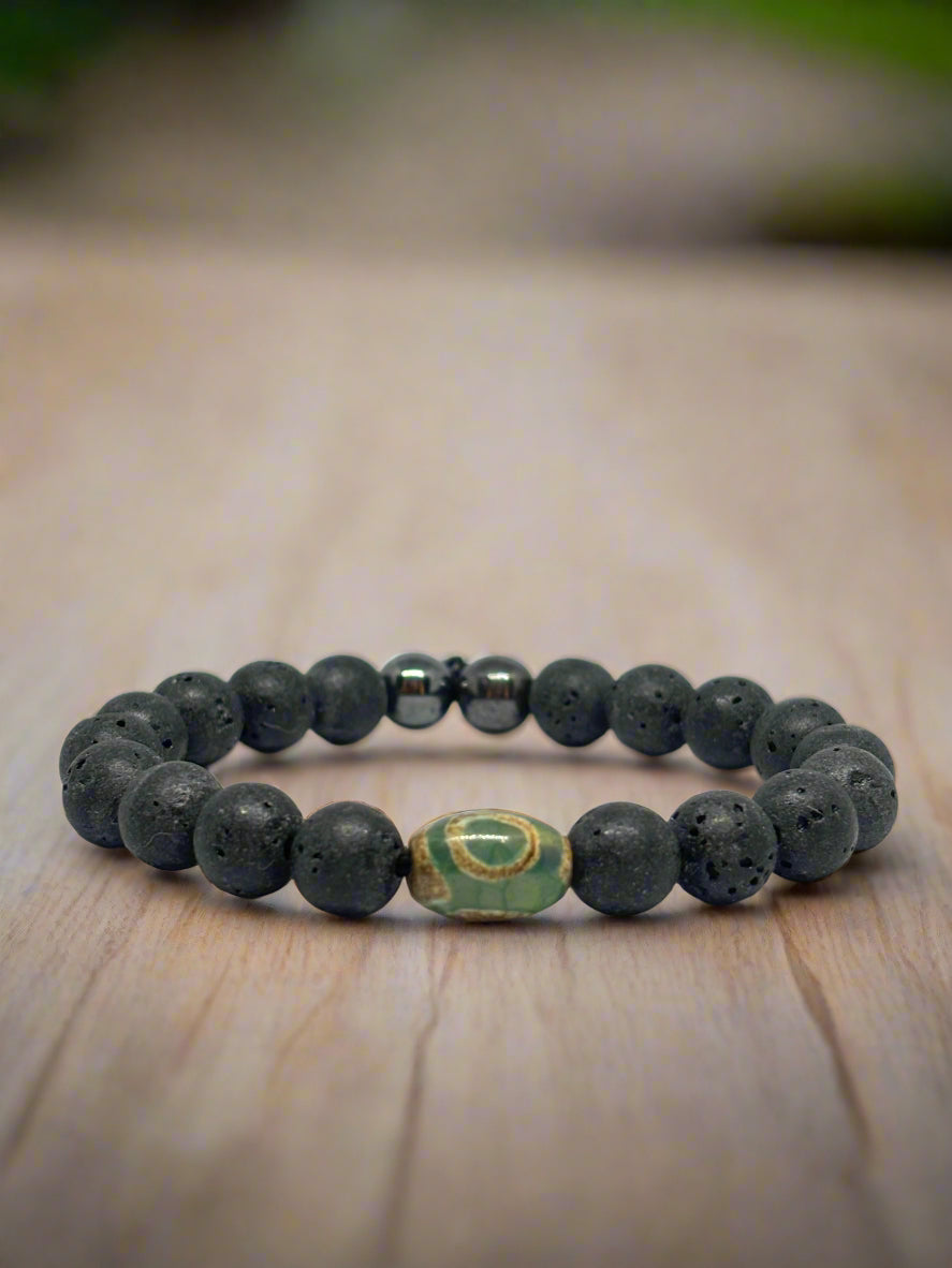 Fiery Shield of Protection (Bracelet) Big Evil Eye