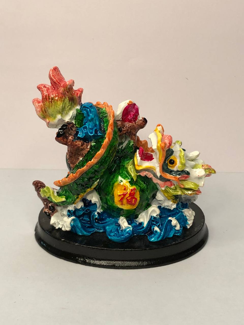 Dragon with bag of wealth