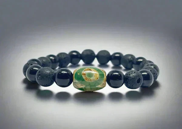 Fiery Shield of Protection crystal bracelet for energy protection and strength