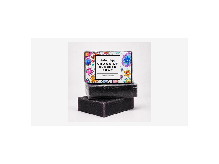 Crown of Success Soap by Sheelaa M Bajaj for spiritual cleansing, confidence, success energy, positive intention, and mindful bath rituals.