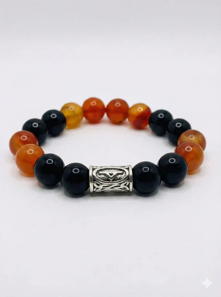 Road Opener Rune Bracelet with engraved runic symbols designed for removing obstacles and attracting new opportunities
