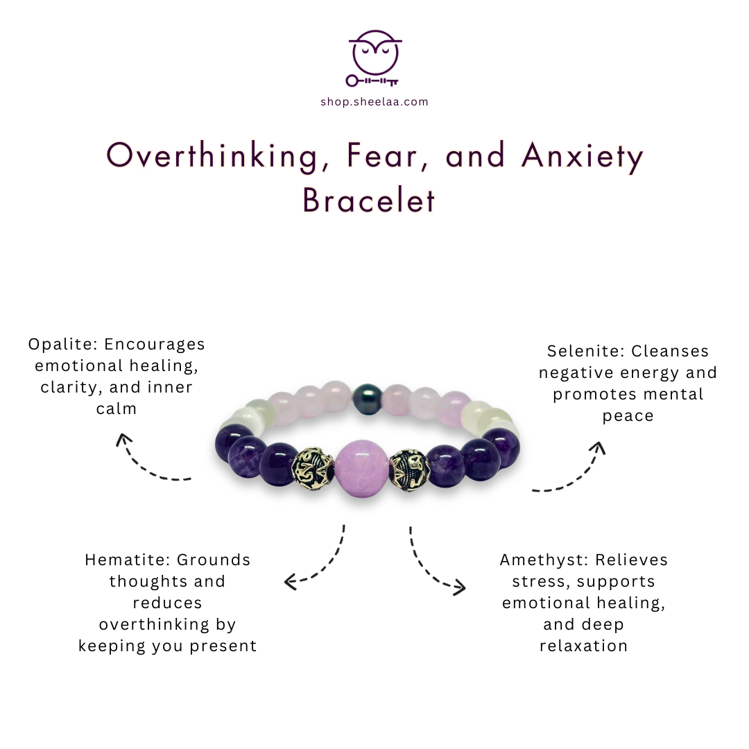 Overthinking, Fear, and Anxiety Bracelet Online Store of Sheelaa M Bajaj