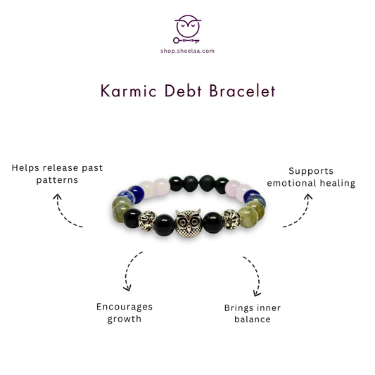 Karmic Debt Bracelet shop.sheelaa.com by Sheelaa M Bajaj