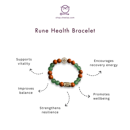 Rune bracelet for health HOUSE OF SHEELAA