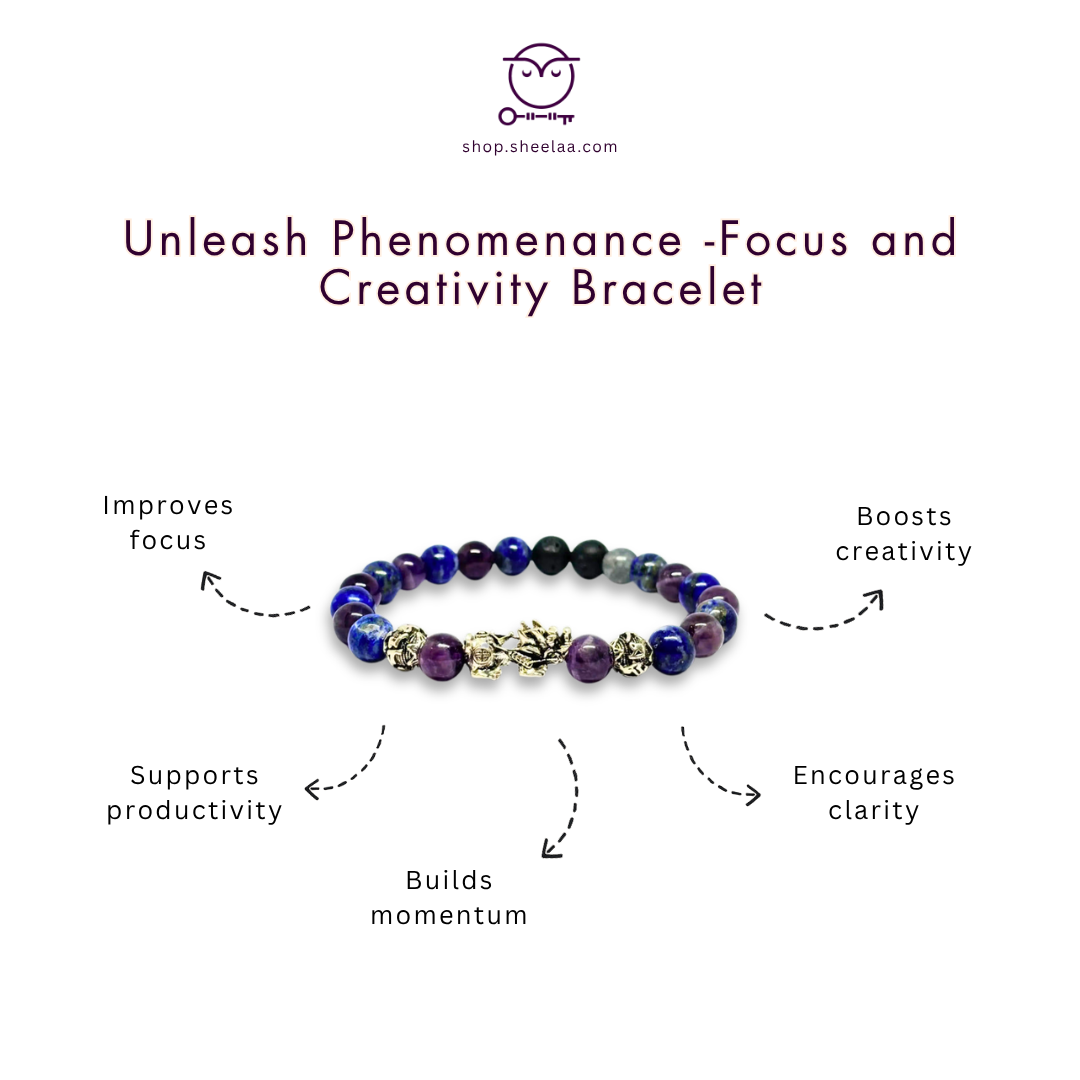 Unleash Phenomenance - Focus and Creativity Bracelet Online Store of Sheelaa M Bajaj