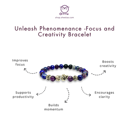 Unleash Phenomenance - Focus and Creativity Bracelet Online Store of Sheelaa M Bajaj