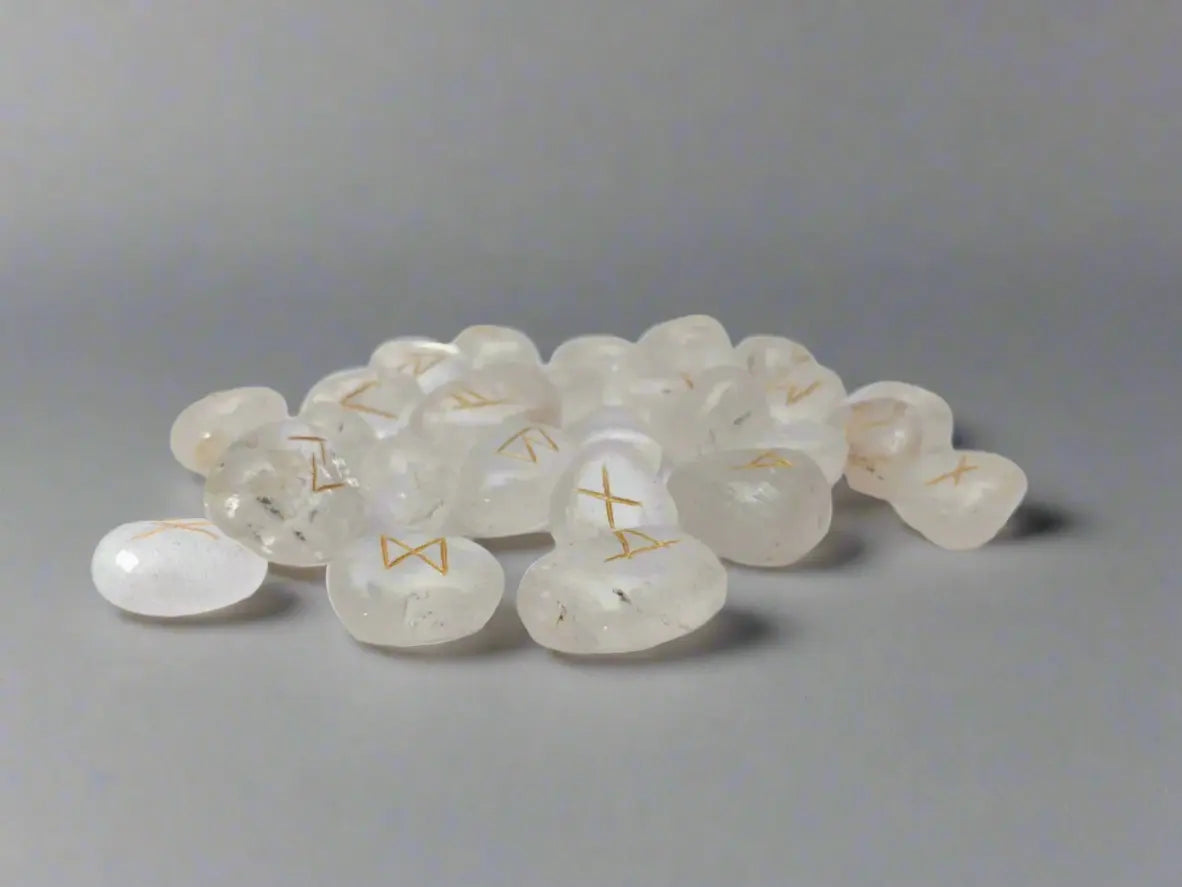 Sheela M bajaj's  Clear Quartz Runes 