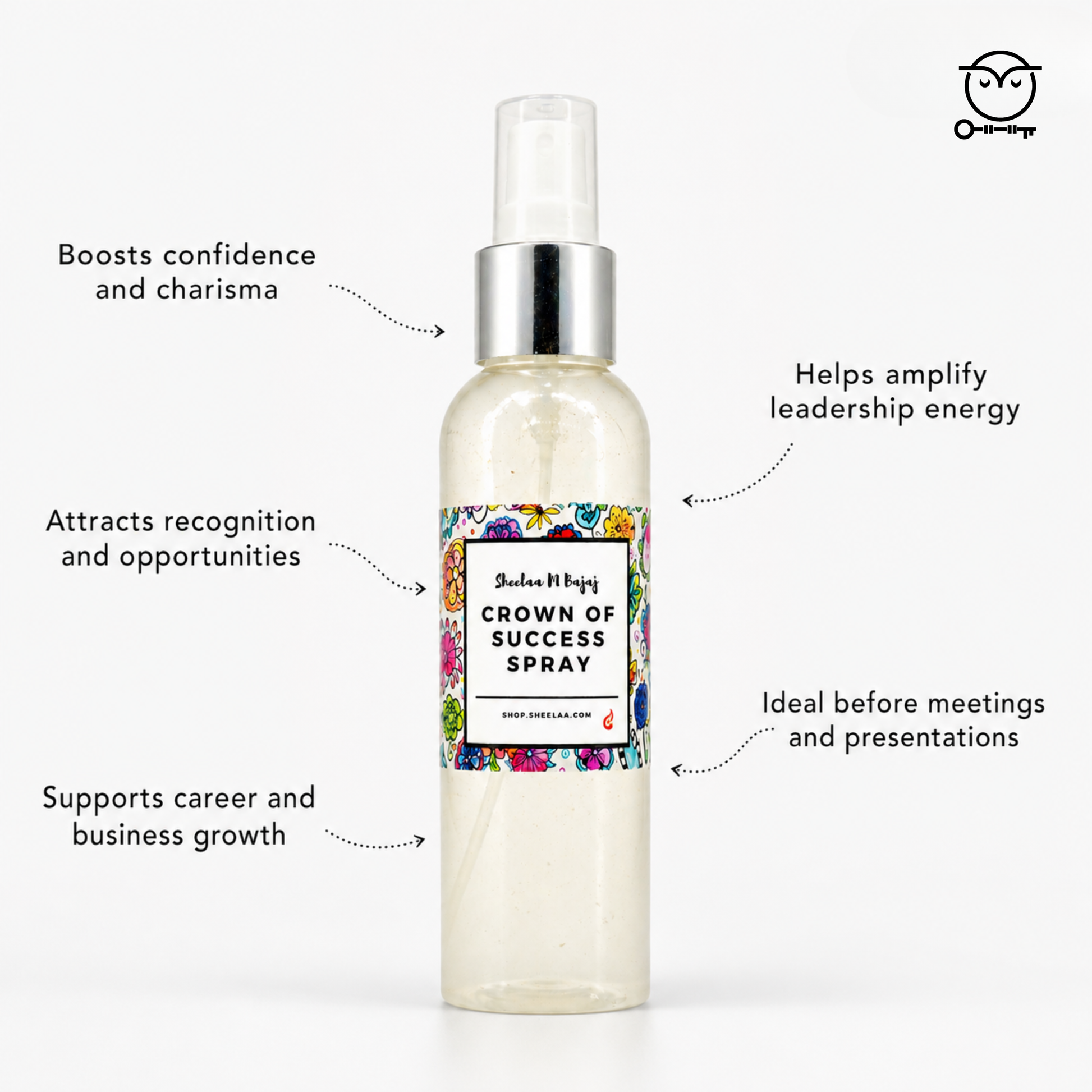 Crown of Success Spray Online Store of Sheelaa M Bajaj