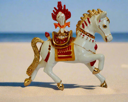 White Victory Horse