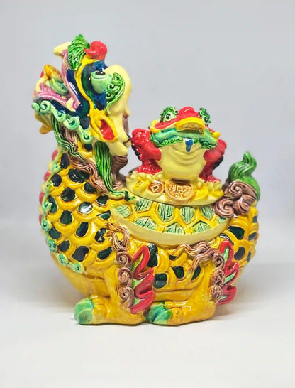 Sheela M Bajaj's Dragon With Frog

