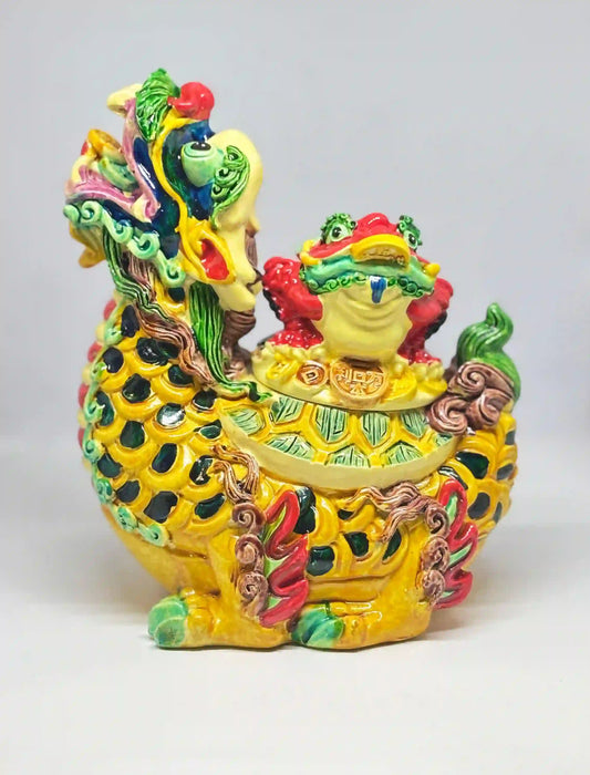 Sheela M Bajaj's Dragon With Frog
