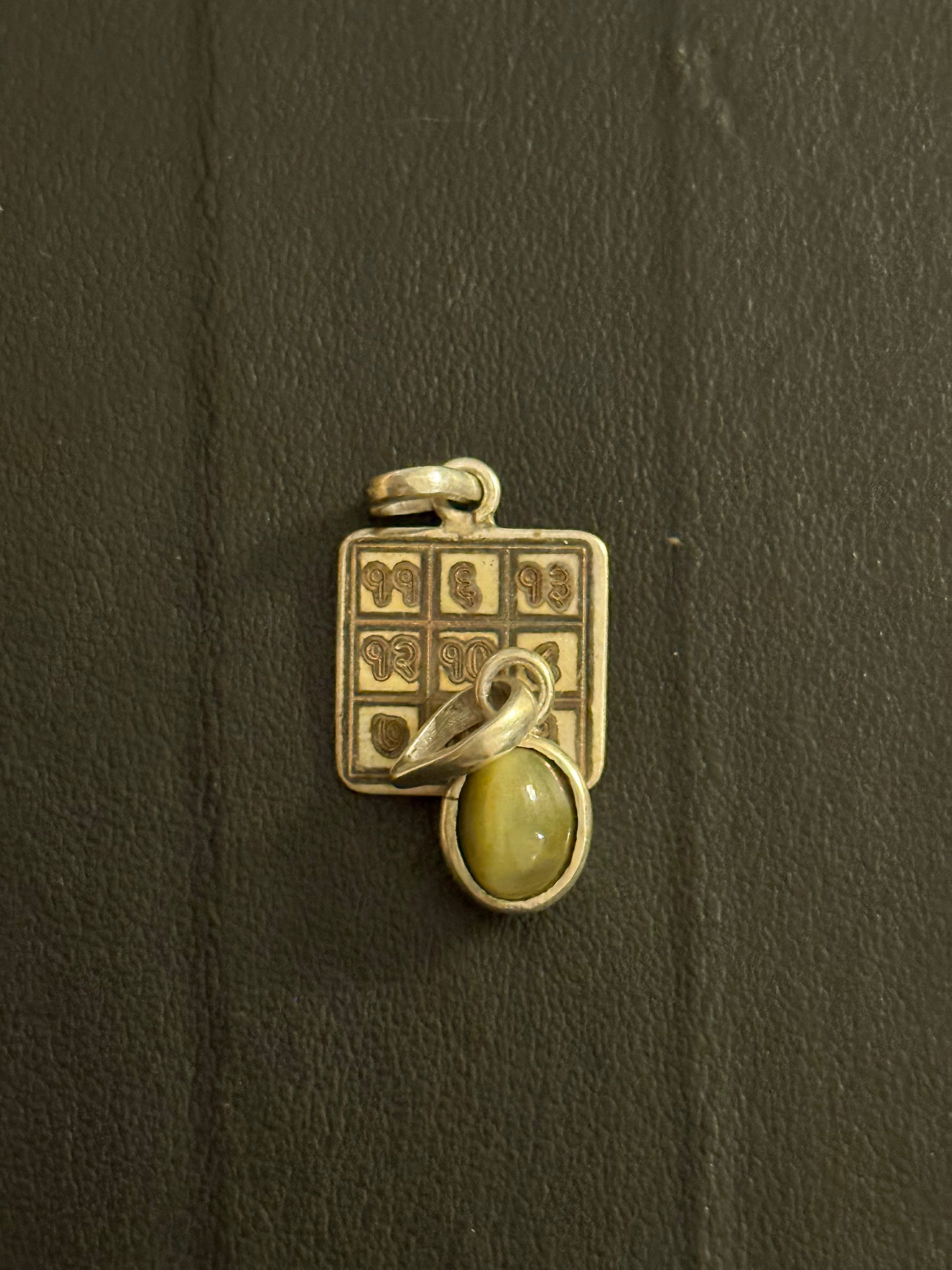 Venus Graha Pendant with Stone shop.sheelaa.com by Sheelaa M Bajaj