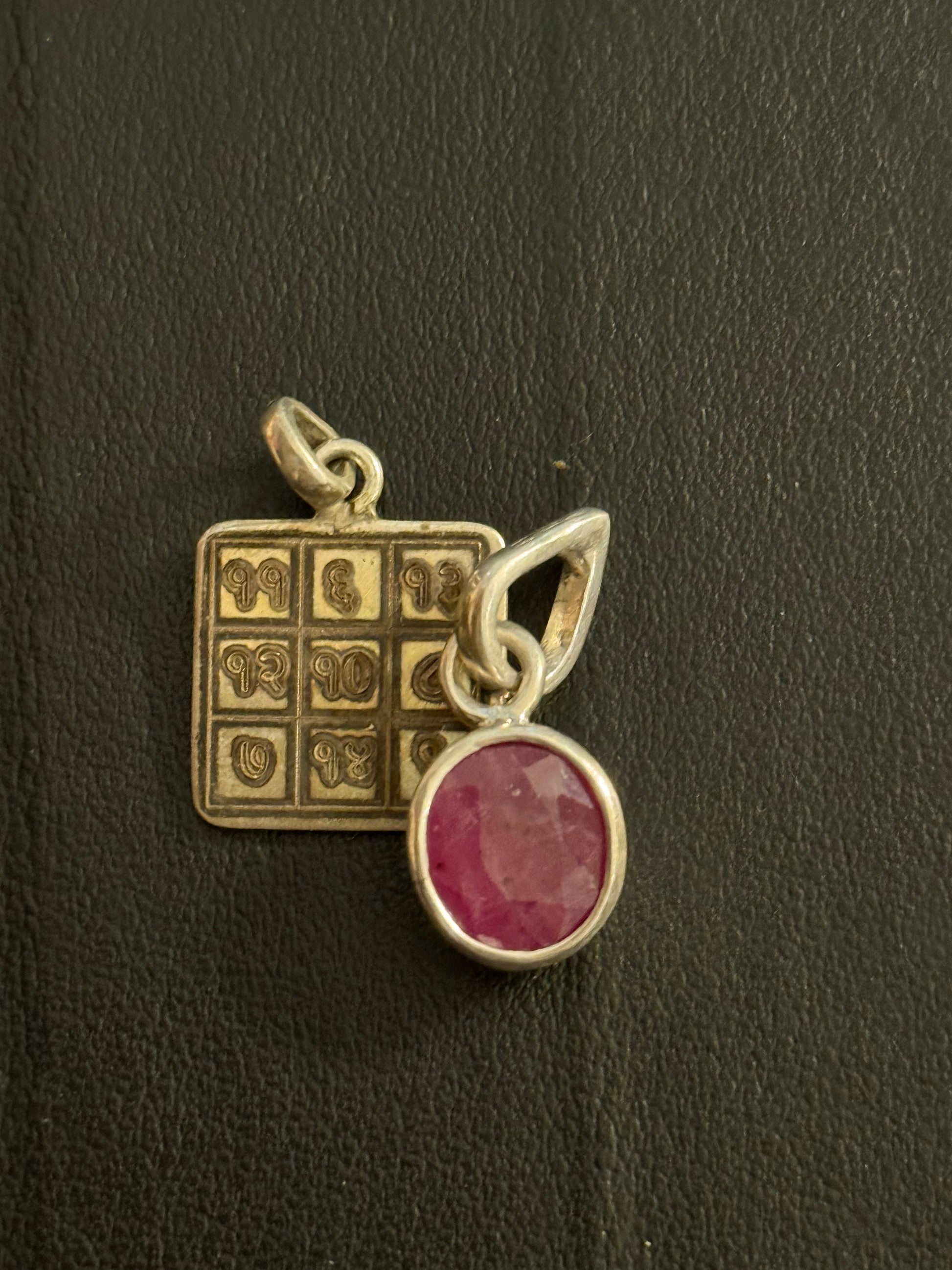 Venus Graha Pendant with Stone shop.sheelaa.com by Sheelaa M Bajaj