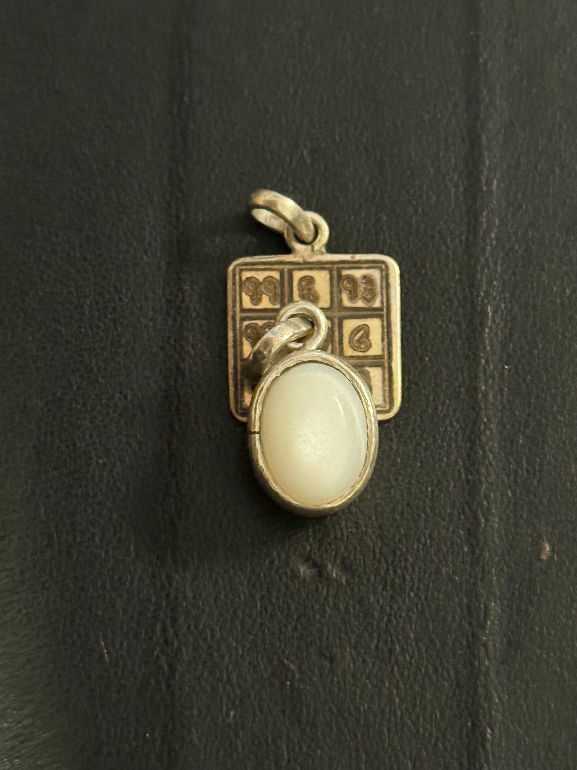 Venus Graha Pendant with Stone shop.sheelaa.com by Sheelaa M Bajaj