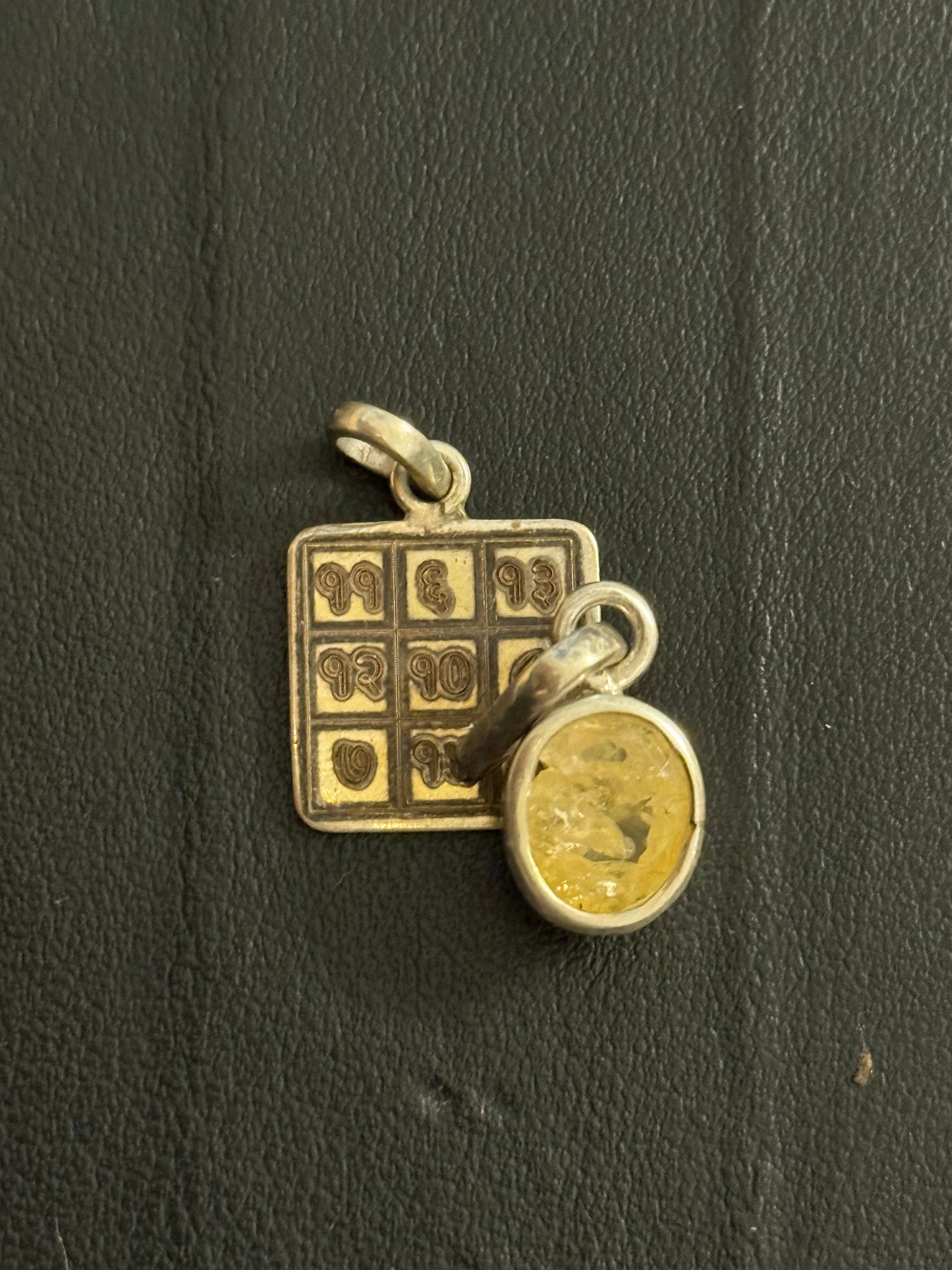 Venus Graha Pendant with Stone shop.sheelaa.com by Sheelaa M Bajaj