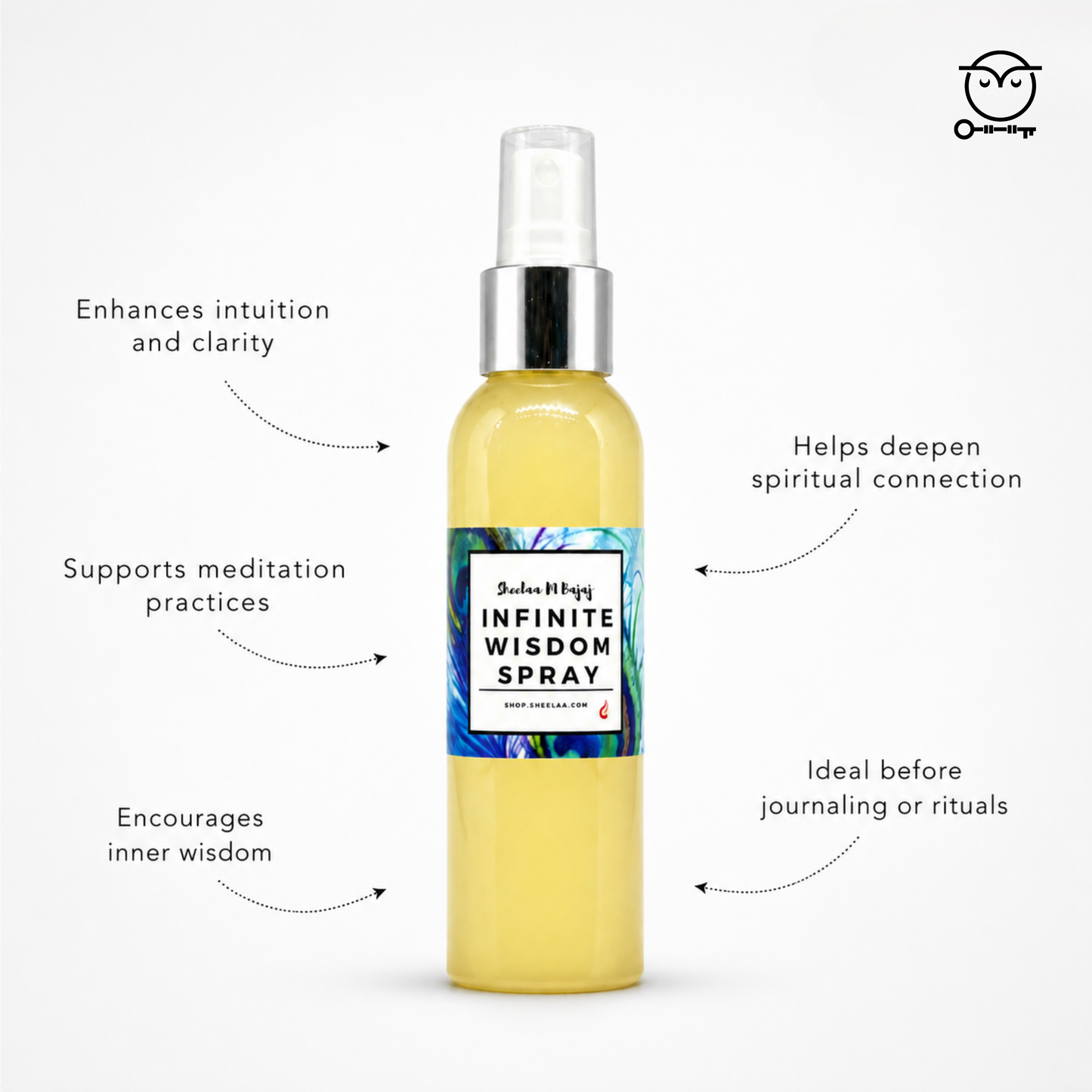 Infinite Wisdom Spray Online Store of Sheelaa M Bajaj