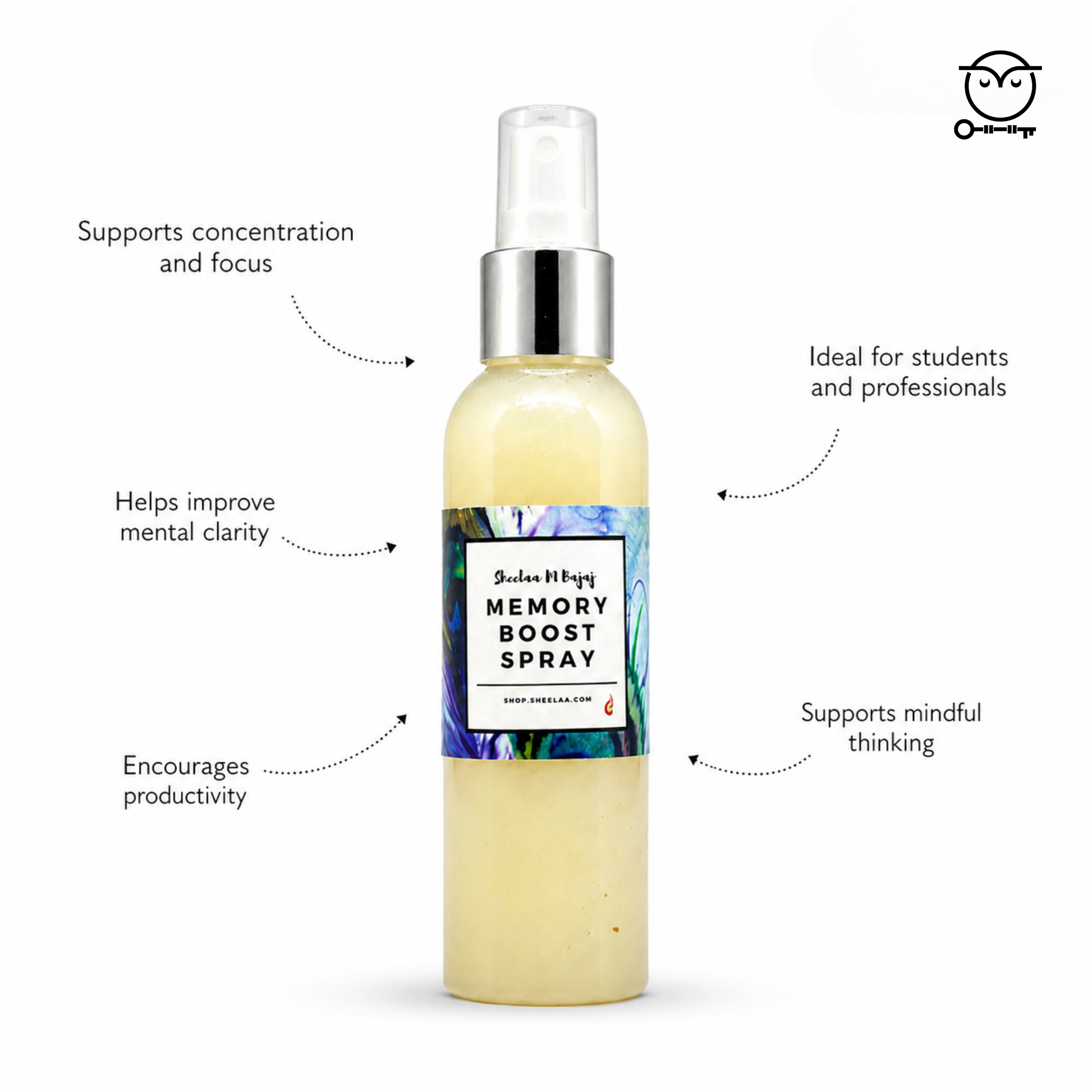 Memory Boost Spray Online Store of Sheelaa M Bajaj