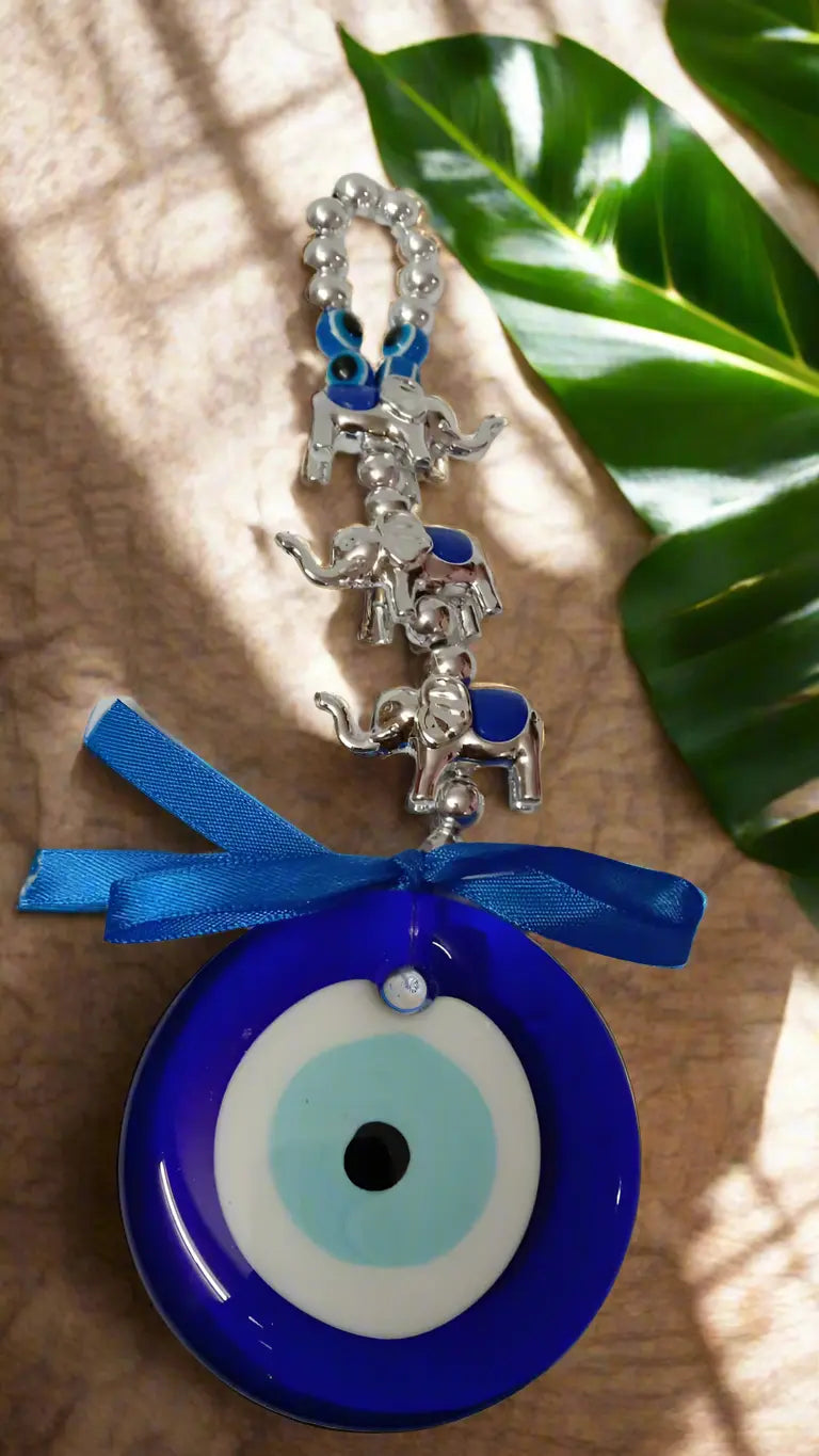 Sheela M Bajaj's Evil Eye With Victory Elephants
