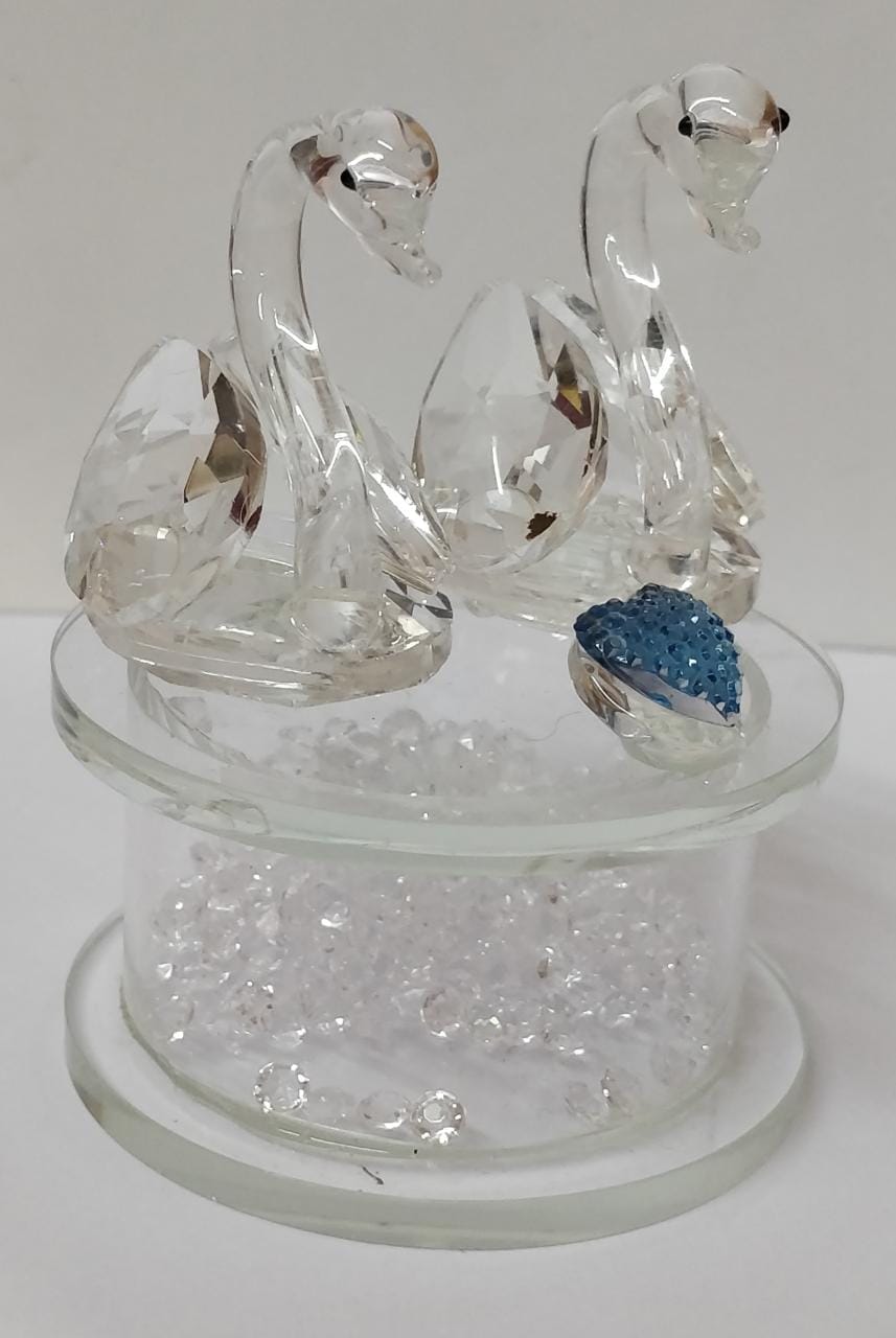Twin Crystal Swan