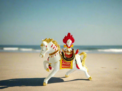 White Victory Horse