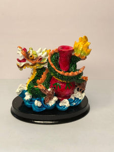 Dragon with bag of wealth